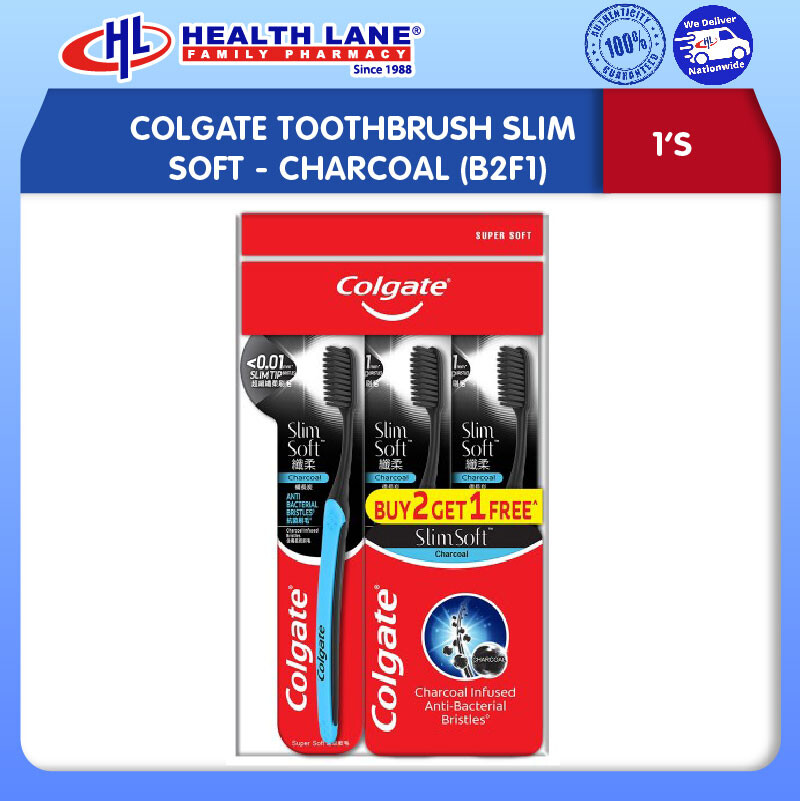 COLGATE BERUS GIGI SLIM SOFT - ARANG (B2F1)